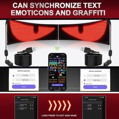 Easy Install 23”x5” LED Sign with Customizable App Control for Maximum Impact