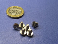 18-8 Stainless Steel Pan Head Slotted Machine Screw 6-32 x 3/16″, 300 pcs
