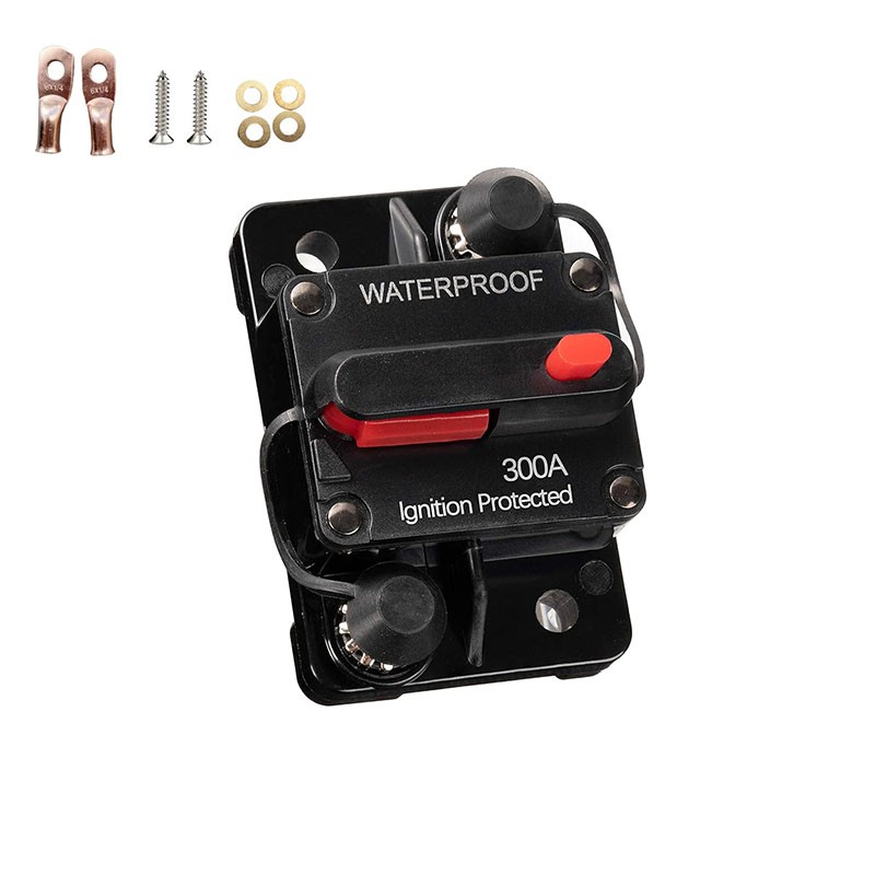 300A AMP Circuit Breaker Fuse Reset 12V-48V DC Car Boat Auto Waterproof