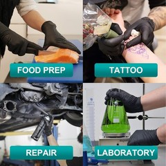 4 Mil Vinyl Exam Gloves – Latex-Free Disposable Gloves for Medical & Food Prep