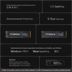 TEAMGROUP T-Force G50 512GB SLC Caching 3D TLC NAND NVMe InnoGrit PCIe Gen4x4…