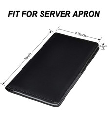 Server Books for Waitress – Leather Waiter Book Server Wallet with Zipper, Cute