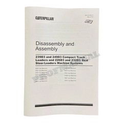 Caterpillar 239D3 249D3 226D3 232D3 Service Manual Disass Assem 3 books