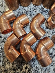 1-1/2″ And 2″ Copper SWEAT SOLDER FITTINGS NIBCO 90 ELBOW COUPLINGS 13…