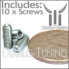 3mm x 0.50 x 8mm – Qty 10 – A2 Stainless Steel DIN 916 CUP Point Set Screws – M3