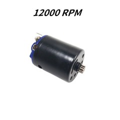 370 Black Shell Geared Brushed Motor 13000/21000RPM 7.4V DC With Pinion Gear