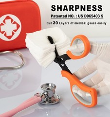 2 pcs Medical Scissors Trauma Shears for Left and Right Hand-8 inches Bandage