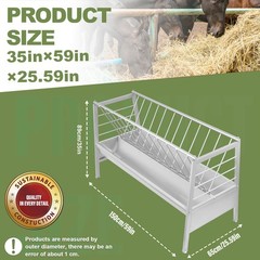 Cattle Hay Feeder Livestock Feeder Goat Feed Trough For Sheep Shed Horse us