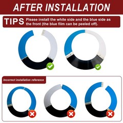 Hard Hat Sun Visors Compatible with MSA V-Gard Shade Full Brim Attachment, 69…