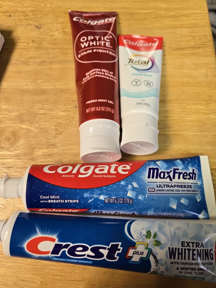 4 Tubes Multiple Brands Toothpast Exp 2027