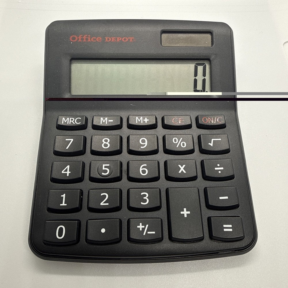 Office Depot Solar Powered Calculator