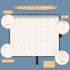 2026-2029 Pocket Planner – 3 Year Monthly Planner 2026-2029, Jul.2026 – Jun.2029