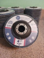 Benchmark Abrasives 50 Pack 80 Grit Zirconia Flap Disc Grinding Wheels