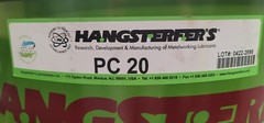 Hangsterfer’s PC 20 Cutting oil, new 1.6 barrels