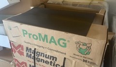 1 ROLL 12″ width x 4 FEET 30 Mil. Magnetic Sheet Cars Magnum USA Black