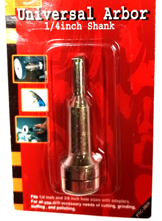 UNIVERSAL ARBOR MANDREL FITS 1/4″ AND 3/8″ HOLE SIZES