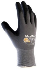 Endurance Seamless Knit Nylon Gloves Medium Gray/black 12 Pairs