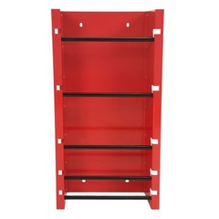 Red Wire Reel Holder 5 Rods Wire Spool Dispenser Rack For Industrial Electrical
