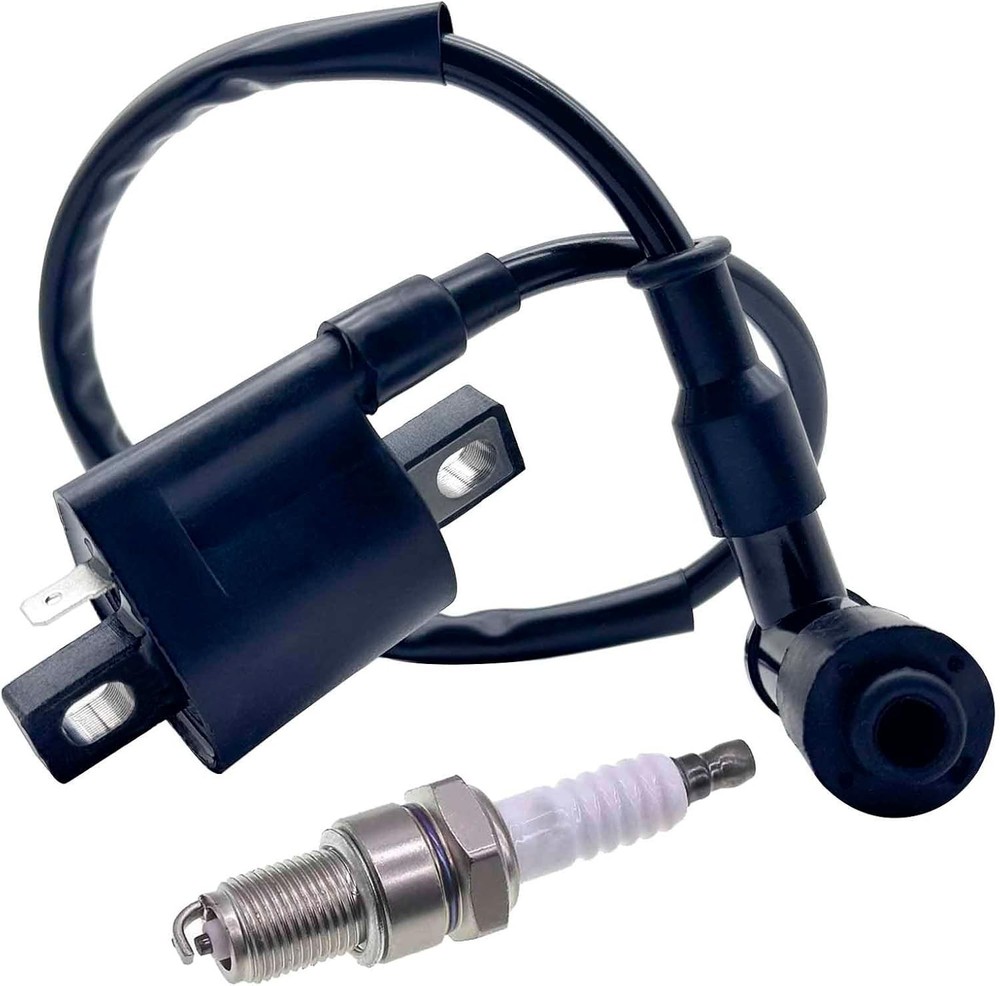 Ignition Coil and Spark Plug for 50cc 90cc 110cc 125cc 150cc 200cc 250cc ATV