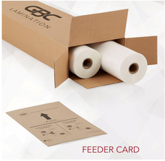 GBC Thermal Laminating Film Roll 2 Pack, NAP I 1″ Poly-In Core 1.5 Mil Laminate