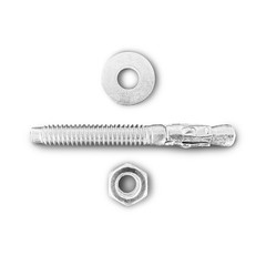 1000-Pack 1/4″ x 2-1/4″-inch Zinc Wedge Expansion Concrete Anchor Bolts