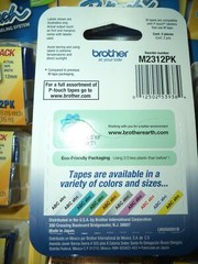 2 🛑 GENUINE BROTHER M231 P-Touch Label Tape, Ptouch 1/2″ M-231 M-2312PK OEM👍