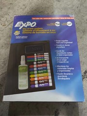 EXPO 12 Piece Kit Dry Erase System Low Odor Art Supplies For White Board
