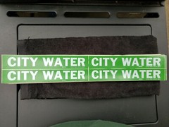 City Water Pipe Markers
