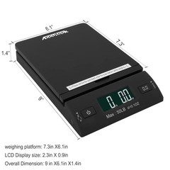 Accuteck 50 lb All-in-One Black Digital Shipping Postal Scale 1 Unit,