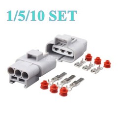 3Pin Automotive Radiator Fan Cooling Control Connector Plug Kit For Toyota Lexus