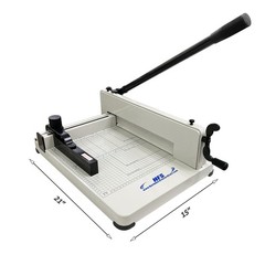 HFS(R) Heavy Duty Guillotine Paper Cutter – 12″ Commercial Steel A3/A4 Trimmer
