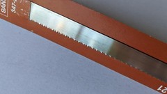 Sandvik Butcher Meat Bone Saw Chrome Steel Blade Sweden Vintage Replacement