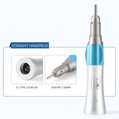 Dental Straight Latch Contra angle handpiece Air motor External Water Spray 2/4H