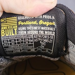 KEEN Utility Independence Oxford WP Carbon Fiber Toe Work Shoes Men’s 8D 1028285