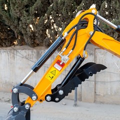 FREE SHIP 1.4Ton Mini Excavator With B&S EPA Engine Swing Boom+5 ATTACHMENT