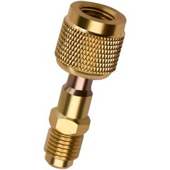 1x R32 R454B Brass Adapter 1/4″ Thread For A2L R454B/R32 Tanks Split Systems