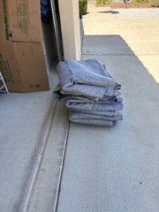 Moving Blankets from U Haul Used Once