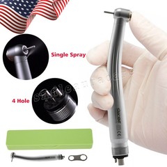 4Hole High Speed Handpiece Single Spray Clean Head System Push Button Chuck