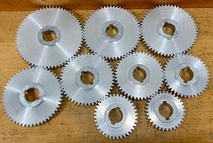 Atlas Craftsman 10″ 12″ Metal Lathe Change Gear Set Of 9 Plus 2