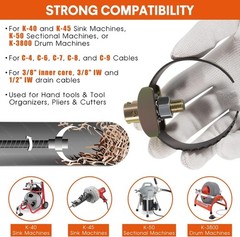 2-1/2″ C Cutter Drain Cleaner Tool 52817 T-231 for Ridgid K-40 K-45 K-50 K-3800