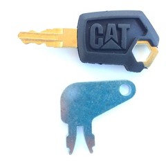 CAT – Caterpillar Equipment Key Set Ignition and Battery Disconnect with Logo