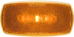 Optronics MCL0032RBBP LED Marker/Clearance Light with Reflex, Amber