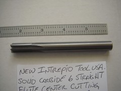 NEW INTREPID TOOL USA .436″ CUT X 7/8″LOC X 4.3″OAL X .060″ C.R. CARBIDE EM/REAM