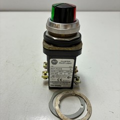 ALLEN BRADLEY 800T-PC216 CLUSTER PILOT LIGHT LAMP NO 381 GREEN / RED 120VAC