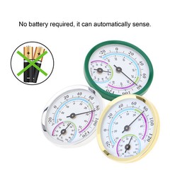 Thermometer Mount Wall Garden Greenhouse Home Indoor&Outdoor Humidity Meter US