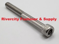 M6-1.0 x 55 Stainless Socket Allen Head Bolts M6x1.0x55 Screws 6mm x 1.0 x 55mm