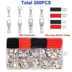 Crimping Tool Cable Lug Crimper Wire Plug Pliers Battery Terminal Assortment Kit