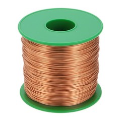 24 AWG Magnet Wire, 24 Gauge 16 oz Enameled Copper Wire, 155C(311F) Copper Color