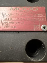 Moog HPN676206 Hydraulic Solenoid Valve 35mpa 24v-dc