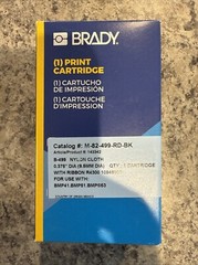 Brady M-82-499-RD-BK Print Cartridge For BMP41,BMP51-BMP53